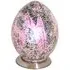 Mosaic Egg Table Lamp - Purple