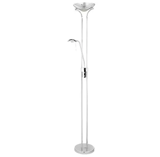 Mother And Child LED Floor Lamp - Chrome