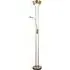 Mother and Child Task Floor Lamp - Antique Brass, Metal