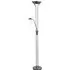 Mother and Child Task Floor Lamp - Black Chrome, Metal