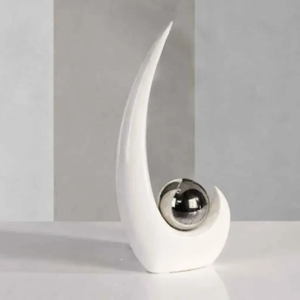 Move Small Sculpture - White, Ceramic product