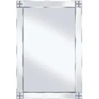 Multi-Square 120x80 Wall Mirror - Silver