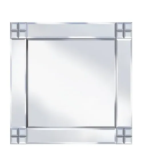Multi-Square 60x60 Decorative Mirror - Silver
