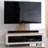 Muncie Small TV Stand with Metal Bracket - Light Oak