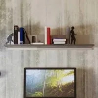 Muncie Wall Shelf - White, Grey