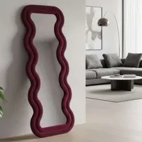 Mundo Full-Length Cheval Mirror - Red, MDF alternate view