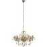 Murato 8 Bulb Crystal Chandelier - Cognac, Chrome