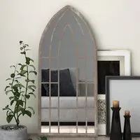 Murcia Large Cheval Mirror - Sand, Iron