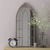 Murcia Small Cheval Mirror - Sand, Iron