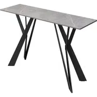 Murray Console Table - Mid Grey, Sintered Ceramic