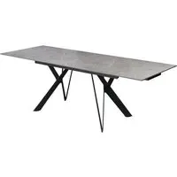 Murray Extendable Dining Table - Mid Grey, Sintered Ceramic
