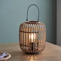 Murray Table Lamp - Black, Bamboo