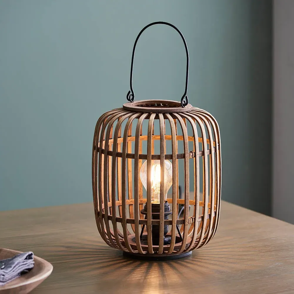 Murray Table Lamp - Black, Bamboo