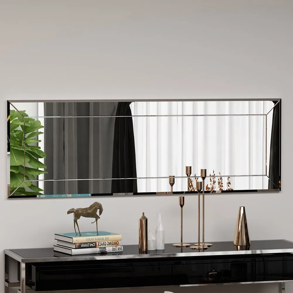 Nady Dressing Wall Mirror - White, MDF product