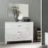 Naihati 3-Drawer Chest - White, Wood