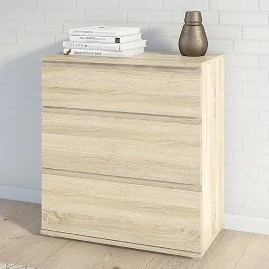 Naira Chest of 3 Drawers - Oak