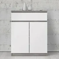 Nakou Sideboard with 2 Doors - White Oak