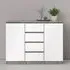 Nakou Sideboard with 4 Drawers - White Oak