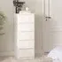 Nakou Tall 5 Drawer Chest - White, Wood