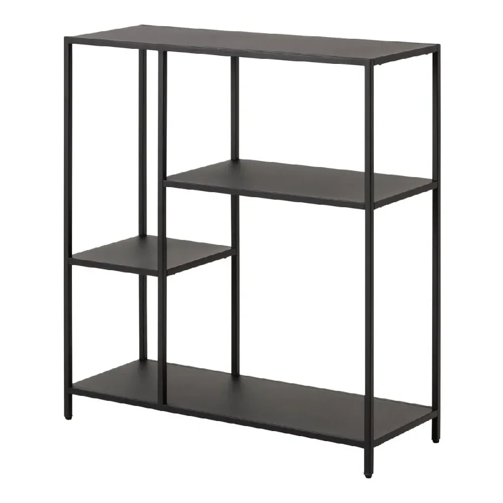 Napa 3-Shelf Metal Bookcase - Black image