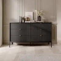 Napa Chest of 6 Drawers - Black