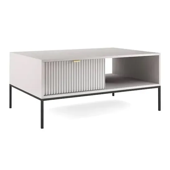Napa Coffee Table with Drawer - Matt Grey