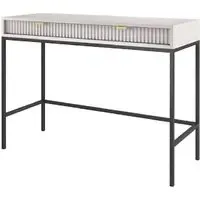 Napa Laptop Desk with 2 Drawers - Grey