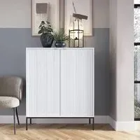 Napa Storage Cabinet with 2 Doors - White