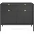 Napa Wooden Sideboard with 2 Doors 2 Drawers - Black