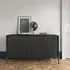 Napa Wooden Sideboard with 3 Doors 3 Drawers - Grey