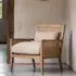 Naperville Rattan Armchair with Cushion - Natural