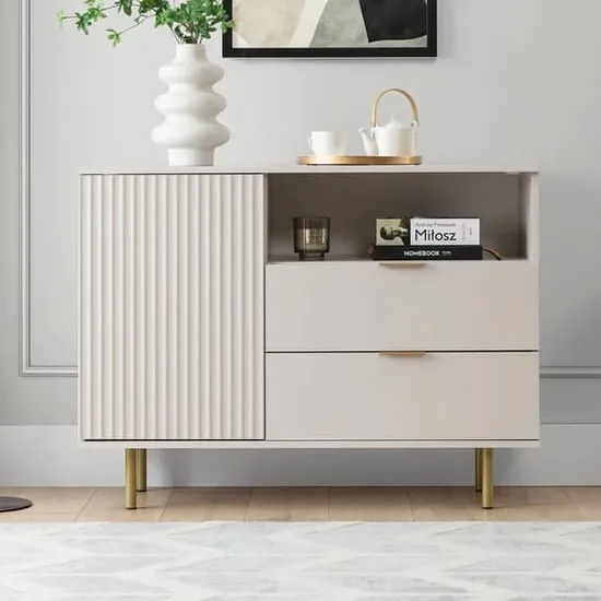 Naples Sideboard with Storage - Cashmere