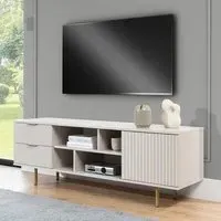 Naples TV Stand with Storage - Cashmere