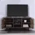 Narva Corner TV Stand with 2 Doors - Walnut