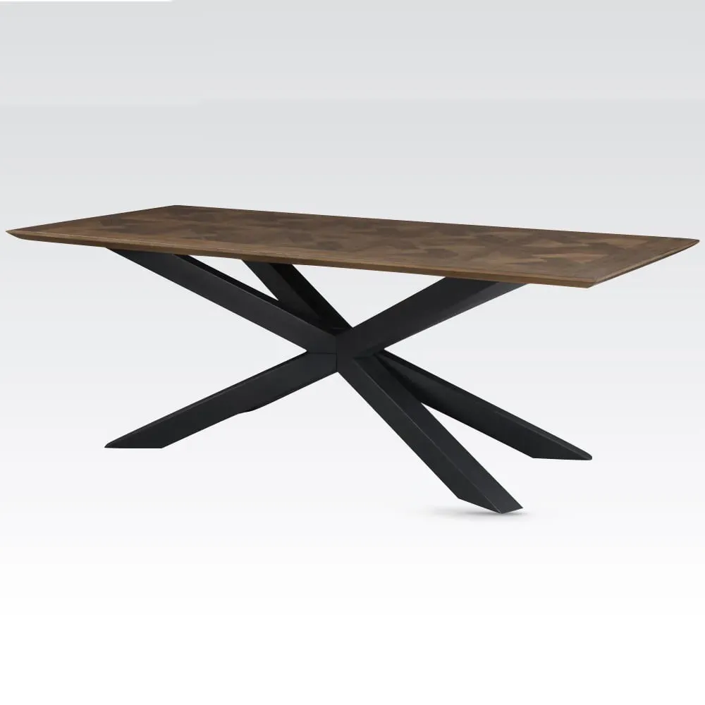 Narva Large Parquet Dining Table - Walnut