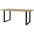 Narva Rectangular Dining Table - Oak, Black