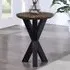 Narva Round Lamp Table - Walnut