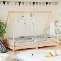 Narva Single Daybed with House-Style Frame - Pine Wood alternate view