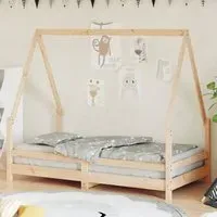 Narva Single Daybed with Storage - Natural, Pine Wood