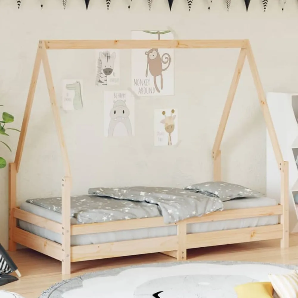 Narva Single Daybed with Storage - Natural, Pine Wood