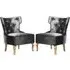 Narvel Dining Chairs - Grey, Velvet