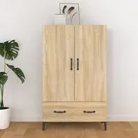 Narvel Highboard with 2 Doors 1 Drawer - Sonoma Oak