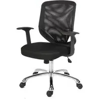 Nashua Fabric Office Chair with Gas Lift - Black