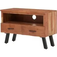 Nashua TV Stand with 2 Drawers - Natural, Acacia