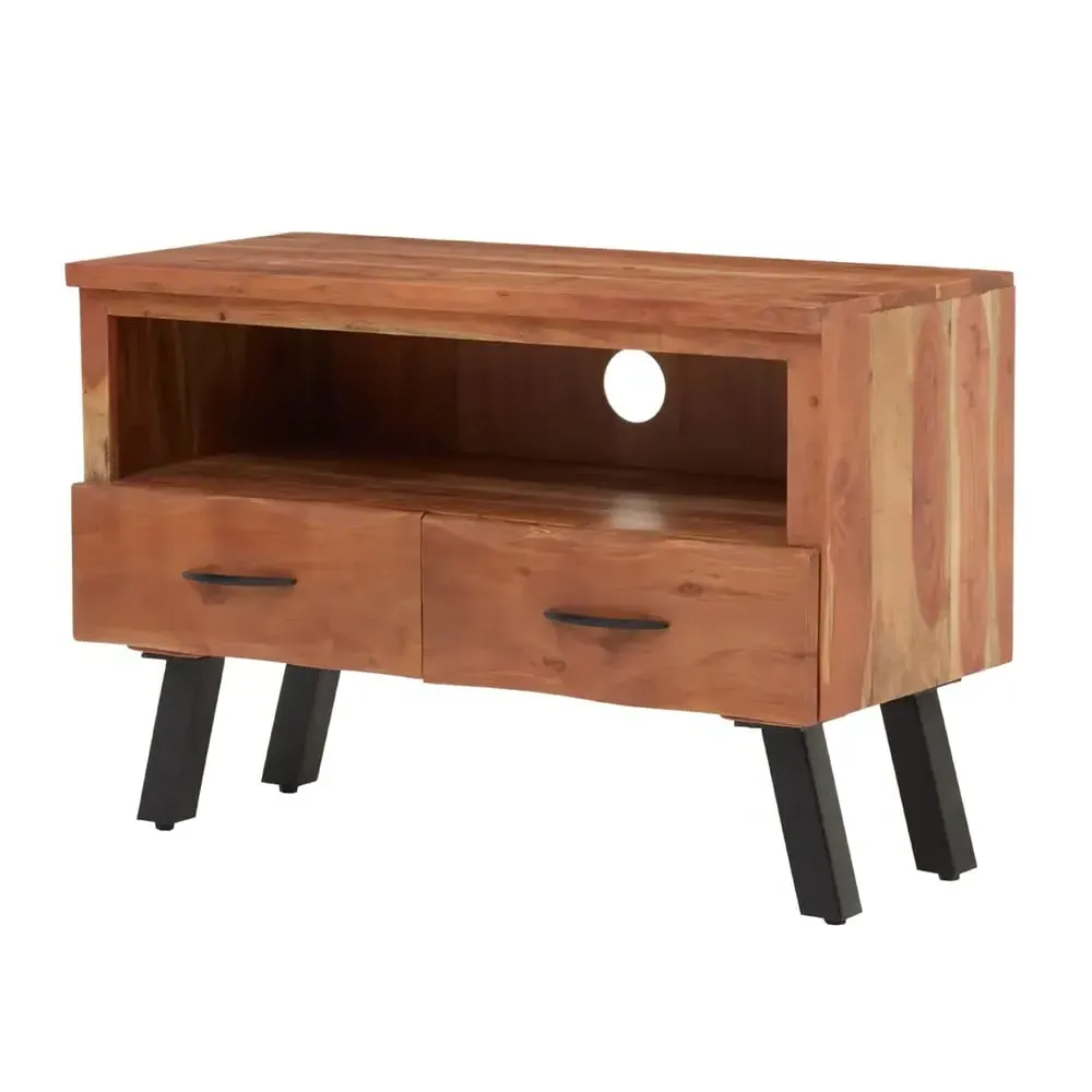 Nashua TV Stand with 2 Drawers - Natural, Acacia image