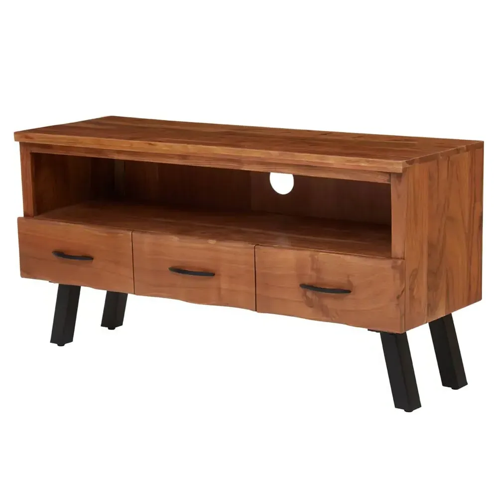 Nashua TV Stand with 3 Drawers - Natural, Acacia