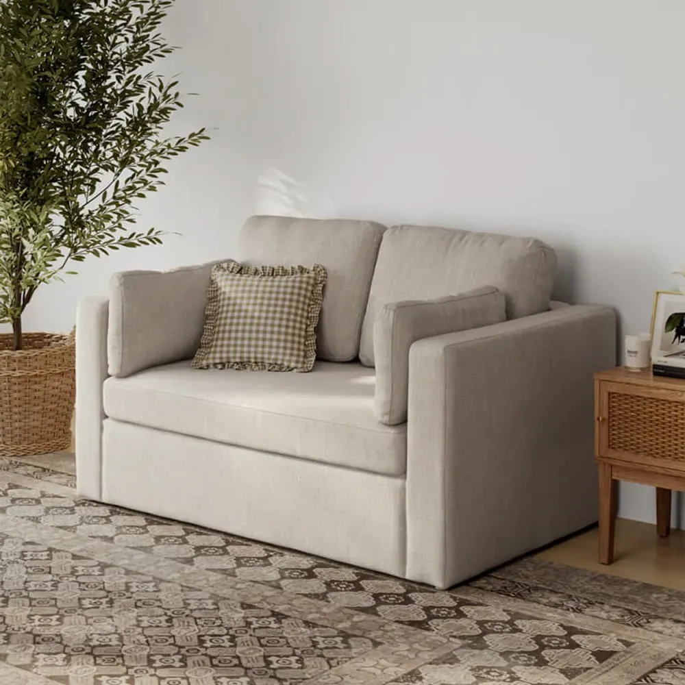 Nashville 2-Seater Sofa - Stone, Linen