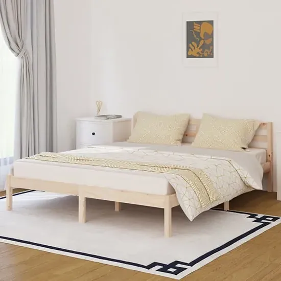 Nastia King Size Day Bed Frame - Natural, Pinewood