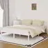 Nastia King Size Day Bed Frame - White, Pinewood