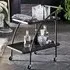 Natchez Metal Drinks Serving Trolley - Black